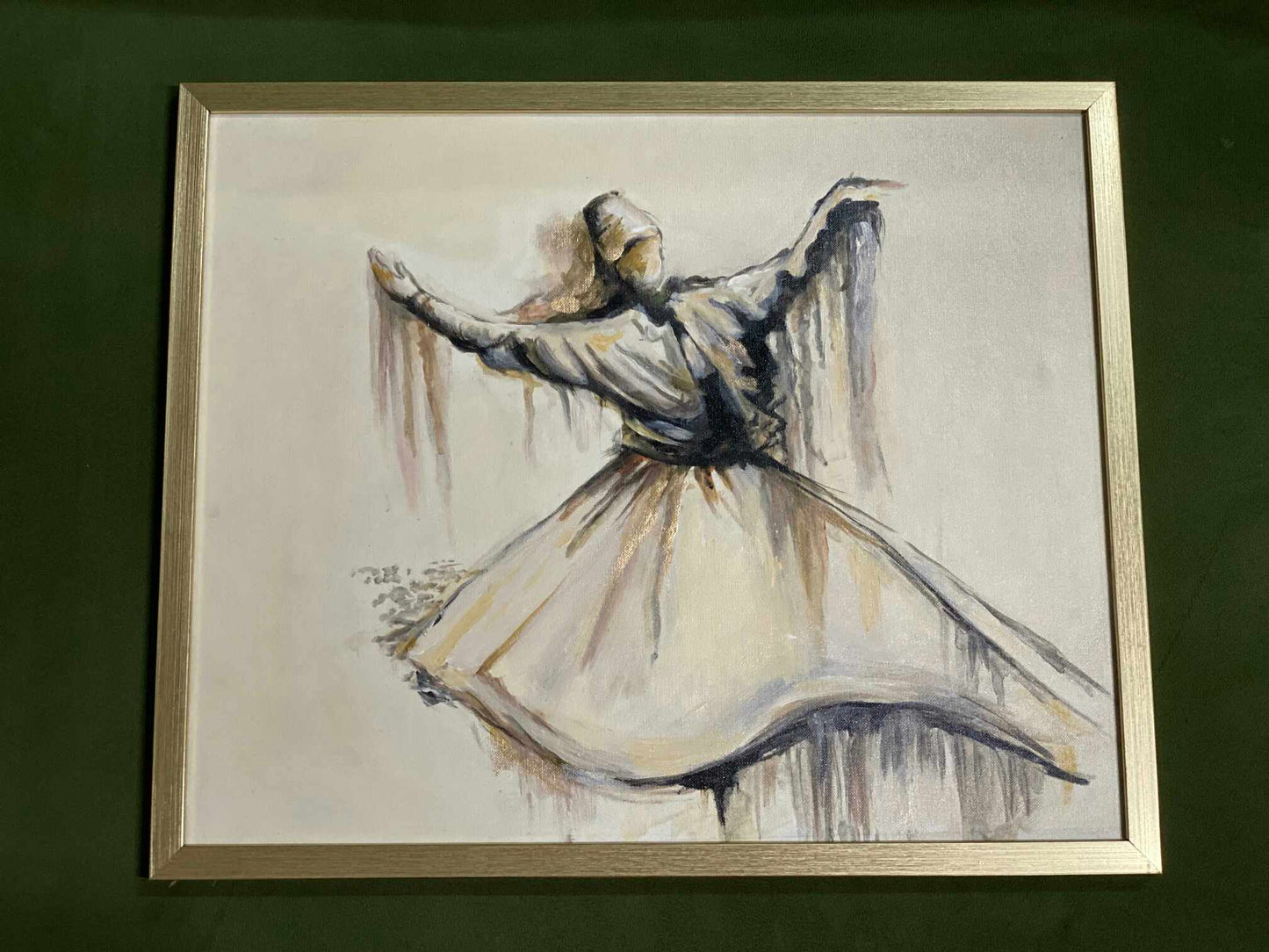 Whirling Dervish: Spiritual Art for Tranquil Spaces