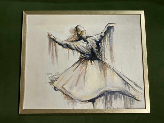 Whirling Dervish: Spiritual Art for Tranquil Spaces